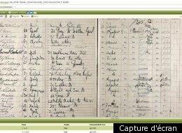 Un registre des membres de l'équipage en ligne sur Ancestry.co.uk.