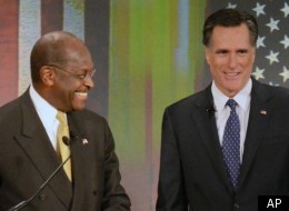 Herman Cain says he'd back Mitt Romney if the Republican Party nominates him as its presidential pick.
