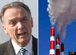 Environment Minister Peter Kent announced Wednesday that Canada's greenhouse-gas emissions remained stable in 2010 even as the economy grew. (CP)