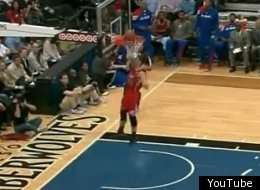 Blake Griffin misses a wide open dunk.