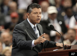 Then-California state senator and current congressional candidate Abel Maldonado speaks at the 2008 Republican National Convention.