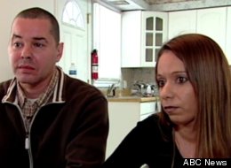 Josue Chinchilla (left) and his fiance, Michele Callan (right), say their home is inhabited by ghosts (not pictured).