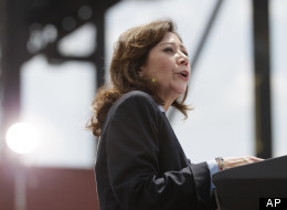 Labor Secretary Hilda Solis in Tampa, Fla. on April 13