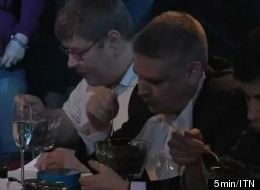 Moscow caviar fanatics downs $70,000 worth of fish eggs in a competitive eating contest recently.