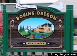 An unlikely partnership is in the works between Dull, Scotland and Boring, Oregon