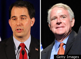 Milwaukee Mayor Tom Barrett is showing signs of pulling ahead of the Democratic competition less than two weeks before a primary that will determine who faces Wisconsin Republican Gov. Scott Walker in a recall election.