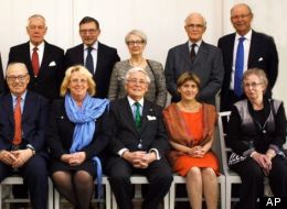 When a Swedish government official invited current or former top politicians and diplomats to a formal dinner focusing on an ongoing environment conference, at Sweden's government headquarters in Stockholm, she invited Margareta Winberg. The wrong Margareta Winberg. However, this imposter happily accepted and is sitting front right.