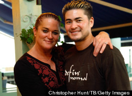 'Pregnant Man' Thomas Beatie and wife, Nancy, in happier times.