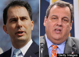 Wisconsin Gov. Scott Walker and New Jersey Gov. Chris Christie
