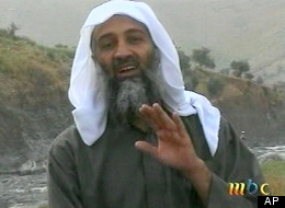 Osama bin Laden is seen in this image broadcast Wednesday April 17, 2002, by the London-based Middle East Broacasting Corp. (AP Photo/MBC via APTN)