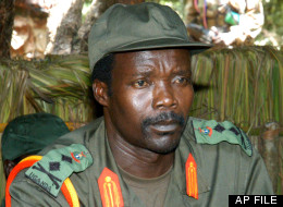 Joseph Kony, leader of the Lord's Resistance Army during a meeting with a delegation of 160 officials and lawmakers from northern Uganda and representatives of non-governmental organizations in this Monday, July 31, 2006 file picture in the Democratic Republic of Congo near the Sudan border. (AP Photo, File)
