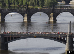 A bridge in the Czech Republic, although presumably not the one carted off by thieves.
