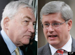 Prime Minister Stephen Harper is suggesting the government would be just as happy if disgraced media baron Conrad Black had been denied entry to Canada. (CP)