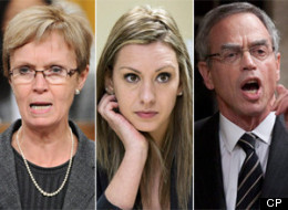 More than 100 first-time MPs were elected on May 2, 2011, in one of the biggest and most diverse groups of rookies to ever take their seats in the House of Commons. Ruth Ellen Brosseau, centre, had never even stepped foot in her Quebec riding and made headlines when it was revealed she was on vacation in Las Vegas during the election campaign. (CP)
