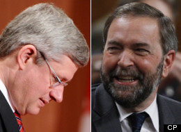 The Canadian Press Harris Decima survey indicates that the NDP have 34 per cent of popular support, compared to 30 per cent for the Conservatives. (CP)
