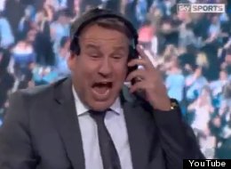Sky Sports' Paul Merson was in shock during Manchester City's stunning comeback to win the English Premier League title.