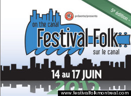 Le Festival Folk sur le Canal aura lieu du 14 au 17 juin.