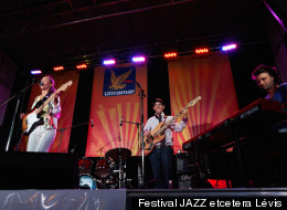 Jean-françois Blais sur la scènes Ultramar du Festival JAZZ etcetera Lévis.
