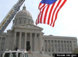 The Missouri state capitol in Jefferson City.