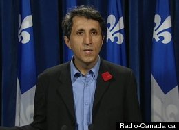 Amir Khadir, co-porte-parole de Québec solidaire (Radio-Canada.ca)
