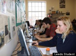 The Leeds Student newsroom hard at work