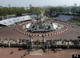 The memorial is being transformed ahead of the concert on 4 June