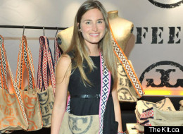 Help hungry families with Lauren Bush's FEED bag.