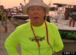 Jack Wiseman was reunited with his prosthetic limb during a weekend fishing trip in South Florida.