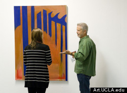 A scene from UCLA Art Graduate Open Studio in December 2011 (art.ucla.edu).