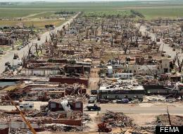 Total devestation from an EF-5 tornado in Greensburg, Kan.