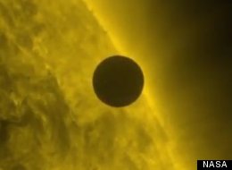 The Venus transit video, from which this still was taken, came from NASA's Solar Dynamics Observatory.