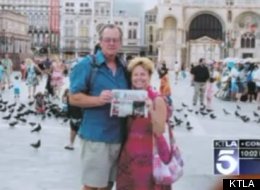 Janice Somple poses for a picture while on vacation. Screenshot via KTLA.