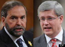 NDP Leader Thomas Mulcair says his party will be there to hold him to account if Prime Minister Stephen Harper doesn’t take the necessary steps to address another economic crisis