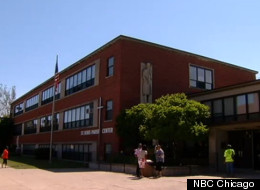 Idris Bridgeforth, a Chicago Public Schools gym teacher and coach at Ashburn Elementary School (pictured), has been charged with sexting and fondling a 14-year-old student.