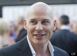 Former F1 driver Jacques Villeneuve arrives at 'Le Grand Soir', in Montreal, Thursday, June 7, 2012. THE CANADIAN PRESS/Graham Hughes