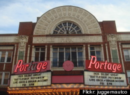 The Portage Theater, a Chicago landmark in Portage Park.