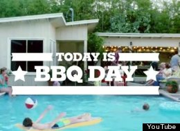 Lots of summertime living-is-easy iconography -- but no Bacon Sundae.