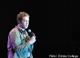 Comedian T.J. Miller performs standup at Elmira College. Miller is one of several Just For Laughs 2012 performers who weighed in on his favorite Chicago spots.