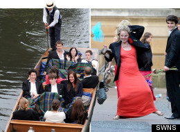 Cambridge students at their Trinity May Ball