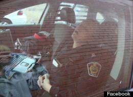 A photo of a sleeping Niagara police officer has gone viral.
