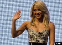 Shakira, le 13 avril 2012.