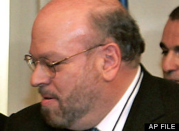In this Jan. 4, 2006 file photo, J. Ezra Merkin, managing partner of Gabriel Capital Group, is seen during a ceremony in Jerusalem, Israel. (AP Photo/Eliana Aponte, Pool, File)