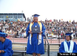 Teresa Pitts went back to school 26 years after dropping out of college and graduated with honors from UCLA.