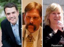 Primary challengers from left to right, Eric Weissman is running for U.S. House District 2, Rep. Randy Baumgardner is running for state Senate District 8, while Rep. Marsha Looper is running for state House District 19