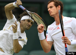 Andy Murray will take on David Ferrer in the Wimbledon quarter-finals on Wednesday