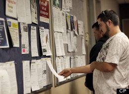 Canada's unemployment rate fell in June to 7.2 per cent, from 7.3 per cent in the previous month, Statistics Canada reported Friday. (AP Photo/Matt York)