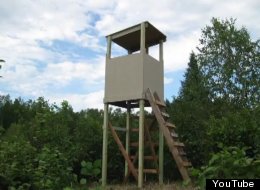 A typical deer stand.