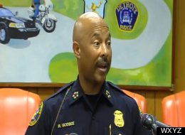 Detroit Police Chief Ralph Godbee held a press conference Monday, July 8, 2012 to address a prior incident in which 24-year-old Adaisha Miller embraced off-duty Officer Issac Parrish from behind while at a fish fry at his home, causing his service weapon to fire and kill her.