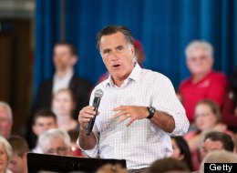 Republican presidential candidate Mitt Romney speaks at a town hall meeting at Central High School in Grand Junction, Colorado, on July 10, 2012. (NICHOLAS KAMM/AFP/Getty Images)