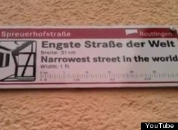Spreuerhofstrasse could be squeezed out of the record books.